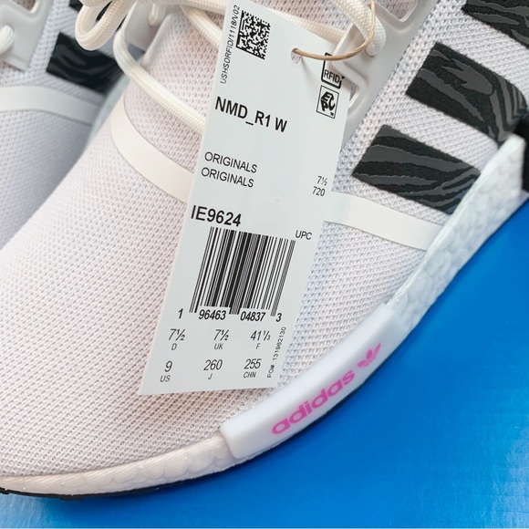 Adidas women's NMD R1 shoes sneakers Cloud White / Core Black / Solar - Picture 5 of 12